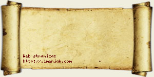 Anđela Vučo vizit kartica